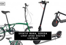 Dilema, Pilih Sepeda Lipat atau Skuter Listrik, Ini Plus Minus yang Wajib Dipertimbangkan, Praktis yang Mana?
