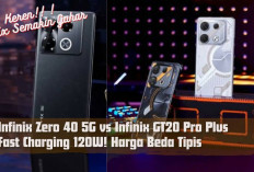 Duel Kingfinix Paling Gahar! Infinix Zero 40 5G vs Infinix GT 20 Pro Plus Harga Beda Tipis, Mana Lebih Unggul?