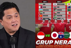 Ketua PSSI Erick Thohir Beri Kejutan, Indonesia Sangkal Grup Neraka, Kualifikasi Piala Dunia 2026
