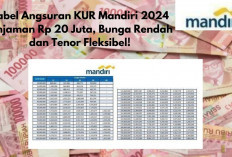 Tabel Angsuran KUR Mandiri 2024 Pinjaman Rp 20 Juta, Bunga Rendah dan Tenor Fleksibel!