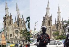 Jamin Keamanan Natal 2025, Polisi Terapkan Pengamanan Berlapis di Gereja Katedral Jakarta