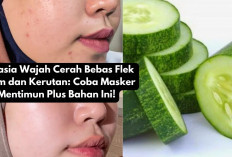 Rahasia Wajah Cerah Bebas Flek Hitam dan Kerutan, Coba Masker Mentimun Plus Bahan Ini!