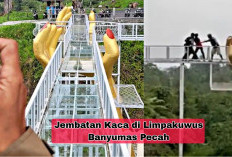 INNALILLAHI Jembatan Kaca di Limpakuwus Banyumas Pecah, 1 Wisatawan Tewas dan 4 Orang Masih Dirawat
