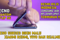 Debut di Indonesia, Smartphone Tecno Phantom V Flip 5G Cuma Rp 8,9 Juta, Ini Spesifikasinya