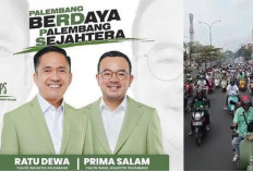 1000 Ojol di Palembang Rela OffBid Hari Ini Demi Dukung Ratu Dewa Prima Salam ke KPU