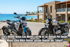 Cara Hitung Biaya Cas Motor Listrik vs Isi Bensin Per Bulan, Mana yang Bikin Hemat Jutaan Rupiah per Tahun?