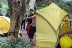 Heboh! Tenda Kuning Goyang di Perkemahan Bedengan, Pasangan Sejoli Pasrah Keciduk Warga