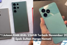 7 HP 1 Jutaan RAM 8GB/256GB Terbaik November 2024, Spek Sultan Harga Hemat!