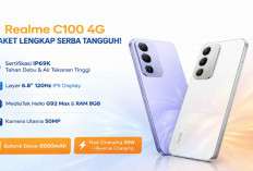 Realme C100 4G Resmi Hadir! Baterai 8000 mAh, Layar 120Hz, dan Tahan Air IP69K Super Tangguh
