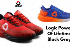 Logic Power Of Lifetime Black Grey: Sepatu Running Ringan untuk Lari Jauh Tanpa Beban