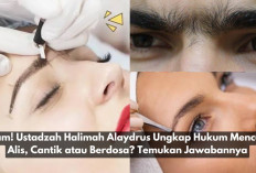 Haram! Ustadzah Halimah Alaydrus Ungkap Hukum Mencukur Alis, Cantik atau Berdosa? Temukan Jawabannya