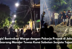 Tragis! Bentrokan Warga dengan Pekerja Proyek di Jakarta, Seorang Mandor Tewas Kena Sabetan Senjata Tajam