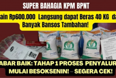KPM BPNT Senyum Lebar! Dapat Rp600 Ribu, Beras 40 KG & Bansos Lengkap di 2026
