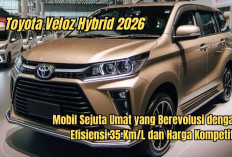 Toyota Veloz Hybrid 2026, Mobil Sejuta Umat yang Berevolusi dengan Efisiensi 35 Km/L dan Harga Kompetitif
