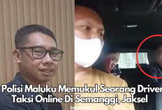 Viral! Oknum Polisi Asal Maluku Pukul Driver Taksi Online di Kawasan Semanggi, Identitasnya Terungkap