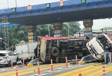Penyebab Kecelakaan Beruntun di Gerbang Tol Halim Ternyata Truck Asal Palembang, Sopirnya Baru Umur 18 Tahun