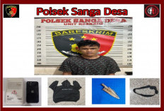 Satu dari 3 Pelaku Perampok Bersenpi di Sanga Desa Diantar Orang Tua ke Kantor Polisi