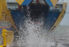 Cuaca Ekstrem, ASDP Warning Gelombang Laut Tinggi, Kapal Sulit Bersandar! 