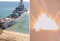 Rudal Jelajah Ukraina menyebabkan Kapal Perang Angkatan Laut Rusia Rusak Parah. 