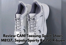 Review CANI Taesung Sport Shoes M8137: Sepatu Sporty Rp350 Ribuan yang Siap Dipakai Lebaran