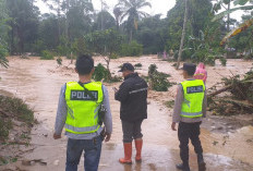 Banjir Longsor di Lahat, Warga Dibantaran Sungai Lematang  Diminta Waspada
