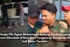 Pilu! Agam Menangis Ingat Kenangan Ayah yang Ingin Pergi Haji Sebelum Tewas Ditembak di Rest Area Tangerang