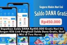 Dapatkan Saldo DANA Gratis Rp450.000 Hari Ini dengan Ikuti Misi di Two Horns, Yuk Klaim Link di Sini...