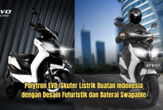 Polytron EVO: Skuter Listrik Buatan Indonesia dengan Desain Futuristik dan Baterai Swapable