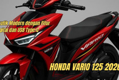 Honda Vario 125 2026, Skutik Modern dengan Fitur Digital dan USB Type-C yang Nyaman untuk Harian