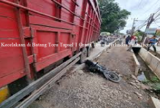 Ngeri! Kecelakaan di Batang Toru Tapsel, Truk Tronton dan Sepeda Motor, 1 Orang Tewas Terlindas