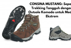 Sepatu Trekking CONSINA MUSTANG, Pilihan Terbaik buat Pendaki dengan Outsole Komodo untuk Medan Ekstrem