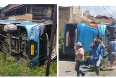 Innalillahi, Kecelakaan Bus Pariwisata Kembali Terjadi di Jalan Lintas Medan, 2 Orang Meninggal Dunia... 