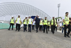 Tinjau Venue PON XXI Aceh-Sumut, Optimistis Juli Beres, Ini Pesan Menpora Dito