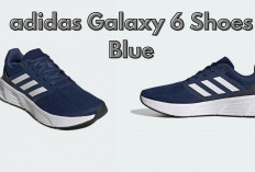 adidas Galaxy 6 Shoes Blue: Sepatu Running Nyaman untuk Kaki Lebar dengan Teknologi Cloudfoam