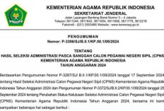 Update ini Link Pengumuman CPNS Pasca Sanggah Kemenag 2024, Ada Namamu?