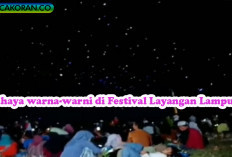 Festival Layangan  Lampung,  Cahaya Warna-warni Yang Menerangi Langit Malam