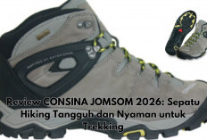 CONSINA JOMSOM: Sepatu Gunung Mid Cut Nyaman dan Tangguh dengan Bantalan EVA Empuk untuk Trekking