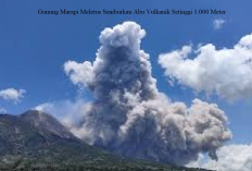 PVMBG: Update Terbaru Erupsi Gunung Marapi, Kolom Letusan Abu Vulkanik Capai 1.000 Meter di Atas Puncak