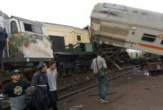 Waduh! Kecelakaan 'Adu Kambing' KA Turangga dan KA Commuter Line, Semoga Tak Ada Korban Jiwa..