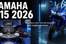 Yamaha R15 2026 Mesin Baru Lebih Halus, Warna Biru Sporty Bikin Tampil Keren di Jalan!