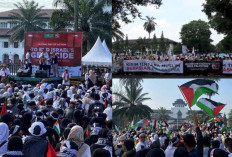 Bandung Bersatu! Memperingati Hari Pahlawan Ribuan Orang Serukan Kebebasan Palestina di Gedung Sate