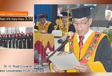 552 Lulusan Unpari Diwisuda, 56,13% Raih IPK Rata-Rata 3,55