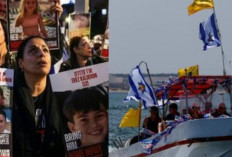 Keluarga Sandera Israel Berlayar ke Dekat Gaza, Desak Netanyahu Hentikan Perang
