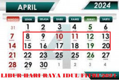 Hore! Libur Lebaran  8-20 April 2024, Siswa Masuk Kembali 22 April