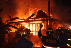 11 Rumah di Jalan Abi Kusno Cokrosuyoso, Kertapati Terbakar