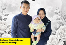 Diduga Nyalip dari Kiri, Suami, Istri dan Anak Tewas Dilindas Truk