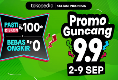 Spesial Weekend 30 Kode Promo Tokopedia Hari Ini 8 September 2024, Diskon Rp300.000, Potongan Harga 99 Persen