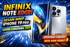Mirip iPhone 17 Pro? Inilah Spesifikasi Infinix Note Edge dengan Layar Lengkung 3D yang Mirip Desain Apple