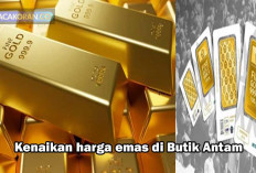 Harga Emas di Butik Antam Palembang Menguat, Naik Rp 4 Ribu per Gram