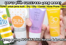 7 Sunscreen Terbaik untuk Kulit Berminyak, Tidak Lengket dan Nggak Bikin Kulit Jadi Komedoan, Yuk Cobain